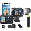 WOLFANG Action Cam GA200 4K30FPS & Set di Manico Galleggiante