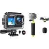 WOLFANG Action Cam GA120 4K30FPS & Set di Manico Galleggiante