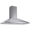 Suinga Campana decorativa in acciaio inox, motore 70 W. Classe energetica D. 3 livelli di potenza. 3 filtri, larghezza 90 cm.
