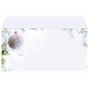 SIGEL Buste natalizie 22 x 11 cm | DU302, motivo stelle e cristalli natalizi, verde/grigio, 50 pezzi