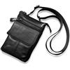 FANDARE Uomo Borsa a tracolla Marsupio Sportivo, Piccole Borse a spalla Marsupio Sportivo Impermeabile Messenger Bag, per Viaggi, Escursioni, Corsa, Tour in Bicicletta Nero A