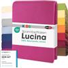 CelinaTex Lucina Baby Kids Lenzuolo Elasticizzato Lettino Letto per Bambini Cotone 2er-Set 60x120-70x140 cm Rosa