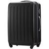 HAUPTSTADTKOFFER - Valigia Rigida Alex, TSA, Taglia 75 cm, 119 Litri, Colore Nero