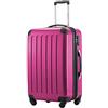 Hauptstadtkoffer ALEX Trolley Rigido Espandibile 65 cm (74 L) con Lucchetto TSA, Valigia da Viaggio Robusta con 4 Ruote Doppie, Rosa