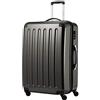 Hauptstadtkoffer ALEX Trolley Rigido Espandibile 75 cm (119 L) con Lucchetto a Combinazione, Valigia da Viaggio Robusta con 4 Ruote Doppie, Graphit