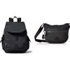Kipling ARTO S, Borse a Tracolla, Donna, Nero Noir, Taglia unica City Pack S, Zaino Donna, Nero (Black Noir), Taglia unica