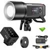 GODOX AD600ProII AD600 Pro II+X3-N Flash Trigger for Nikon Cameras, 600Ws 2.4G TTL Flash Speedlight, 0.01s-0.9s GN87 1/8000 HSS, 40W Bi-color Modeling light, Monolight Strobe Flash(AD600 Pro Upgraded)