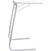 WELL HOME MOBILIARIO & DECORACIÓN Well Home Tavolino Pieghevole ed Estensibile Colore Bianco 51x39x57-72cm, 51x39x57-72 cm