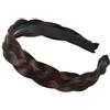 Ever Fairy Cerchietto per capelli da donna, coda di pesce, treccia, fascia per capelli, per feste, matrimoni, copricapo, fascia per capelli per donne e ragazze (marrone scuro, taglia unica)