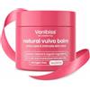Vanibiss Crema balsamo vulva naturale e biologico, idratante , cura intima della pelle, supporto per la menopausa - Allevia secchezza, prurito, bruciore, irritazione - Estrogeni liberi (2 oz)