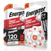 Udivita 120 Batterie Acustiche Energizer per Apparecchi Acustici Auricolari Misura 13 Arancione - 15 Blister da 8 Pile