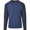 Urban Classics Raglan Contrast LS T-Shirt, Blu Scuro/Blu Notte, XL Uomo