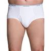 Fruit Of The Loom Mens Cotton White Briefs 6 Pack, S, White