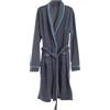 Viterbo Biancheria Vestaglia Uomo Da Camera LMW00328 In Morbido Pile Invernale Lunga (Grigio, XXL)