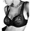 GIOS Reggiseno con Ferretto Coppa C - Art. Miriam (4 IT, Nero)