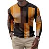 SHENGSHIYU Maglione Primavera Autunno Girocollo Classico Felpa Uomo Manica Lunga Business Maglieria Uomo Casual Waffle Moderna Uomo F-03 XXL