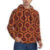 GaxfjRu Shining Overlook British Felpe con cappuccio da uomo, felpe con cappuccio da uomo, tessuti interamente in poliestere, comodi al tatto, Nero , XL-5XL