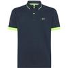 SUN68 SUN 68 SUN68 Polo Uomo Small Stripe Fluo Blu Navy - Small