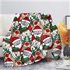 Seanative - Coperta natalizia con stampa di Babbo Natale, pupazzo di neve, super morbida e calda, per decorare la casa, divano coperta, 3XL