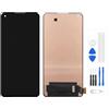 Generico Schermo LCD per Xiaomi Mi 11 Lite 4G/11 Lite 5G NE M2101K9AG M2101K9AI LCD Display Digitizer Vetro Touch Schermo Ricambio Assembly (Nero)