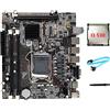 Biwwubik Scheda Madre H55 LGA1156 Supporta Scheda Madre Memoria DDR3 CPU I3 530 Serie I5 760+CPU I3 530+ SATA+Grasso Termico