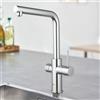 Grohe Blue Home rubinetto da cucina, con sistema di filtraggio, orientabile, 31454001, Blue Home cromo [Rubinetti da Cucina]