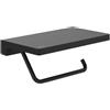 Villeroy & Boch Elements Striking porta rotolo, TVA152023000K5, Elements Striking nero opaco [Accessori Bagno > Porta Rotolo]