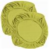 Yikko Coprisedili elasticizzati elasticizzati in spandex, lavabili per sedie da ufficio, sala da pranzo, bar, decorazione per feste di matrimonio (2, giallo-verde)