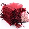 Leeyunbee 100 sacchetti in organza, 7 x 9 cm, per gioielli, matrimoni, bomboniere, per festival, feste e matrimoni, cordoncino in raso