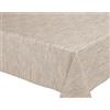 BEAUTEX Tovaglia in Tela Cerata Georgina Beige tovaglia da Giardino in Tela Cerata Lavabile Round Oval Square, Misura Selezionabile (Rettangolare 140x180 cm)
