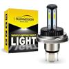 Ruiandsion R2 P45T H5 Lampadina del Faro LED H5 AC/DC 12-24V Super Luminosa Bianca Alto Basso Fascio Lampadina LED per Faro Moto, Senza Polarità