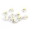 uxcell sourcingmap 10 Pezzi T 4.7 SMD 5050 bianca a LED Plancia Cruscotto Indicatore Luce Interno