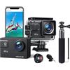 WOLFANG Action Cam GA300 4K60FPS & Set di Selfie Stick