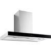 Suinga Campana decorativa con frontale in vetro temperato nero. Motore da 230 W. Classe energetica A. 3 filtri in alluminio smontabili.
