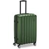 RONCATO ELEMENT 2.0 Trolley Valigia media, 4 ruote, Rigido e con sistema di chiusura TSA - Verde Militare