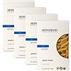 Monograno Felicetti Matt Penne Ritorte Pasta Biologica Italiana Non-OGM 17,6oz (500g) Confezione da 4