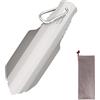 Lixada Mini Pala da Giardino Titanio 20,5cm/17,5cm Paletta da Scavo Portatile Robusto per Il Giardinaggio Campeggio Spiaggia Escursionismo