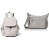 Kipling City Pack Mini, Zaino Donna, Grigio (Grey Grey), Taglia unica GABBIE S, Borsa a Tracolla, Donna, Grigio, Taglia unica