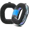 WC Freeze A50 - Cuscinetti auricolari sostitutivi in gel rinfrescante solo per Astro A50 Gen 4, Gen 5 e A50X, realizzati da Wicked Cushions, spessore migliorato e isolamento acustico | 90's Black
