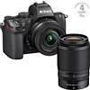 NIKON Z50 II +16-50+50-250 +SDXC128GB LEXAR - GARANZIA NITAL 4 ANNI