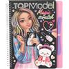 Depesche 13266 TOPModel - Magic Scratch Book, Libro da grattare con Simpatici Motivi di Modelli da grattare, con Bella sfumatura di Colore, Circa 20 x 19,5 x 2 cm