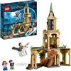 LEGO Harry Potter Cortile di Hogwarts: il Salvataggio di Sirius, Set Modulare del Castello Giocattolo con 3 Minifigure e l'Ippogrifo Fierobecco, Giochi per Bambini e Bambine da 8 Anni in su 76401