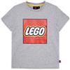 LEGO Maglietta a maniche corte con logo per bambini - Grigio Mélange