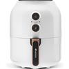 Karaca Multifry Bianco Padella Singola, Superveloce, Friggitrice ad Aria Calda Scaldavivande Elettrica, Tecnologia Meno Grassi, Friggitrice ad Aria Calda, 1350W, Tecnologia Rimozione Grassi, 3,5 Litri