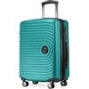 Hauptstadtkoffer Mitte - bagaglio a mano 55x40x23, TSA, 4 ruote, valigia da viaggio, valigia rigida, valigia con rotelle, valigia bagaglio a mano, valigia bagaglio a mano, Turchese