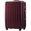 HAUPTSTADTKOFFER - Valigia Rigida Alex, TSA, Taglia 75 cm, 119 Litri, Colore Bordeaux