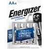 Energizer Ultimate LITHIUM Battery AA 4 pack