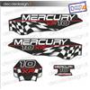 Adesivi motore marino fuoribordo mercury 10 cv xr barca stickers