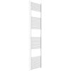 ERCOS Scaldasalviette Termoarredo Bagno Dimensioni 450x1800 MM Radiatore Bagno Colore Bianco , Attacchi da 1/2 Fornito Con Kit Montaggio