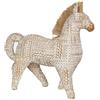 Romimex Figura decorativa Beige Poliresina Zebra 9 x 26 x 27 cm